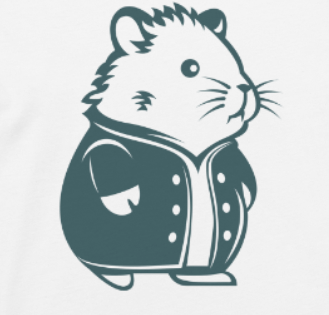 Youth- hamster,crewneck sweatshirt