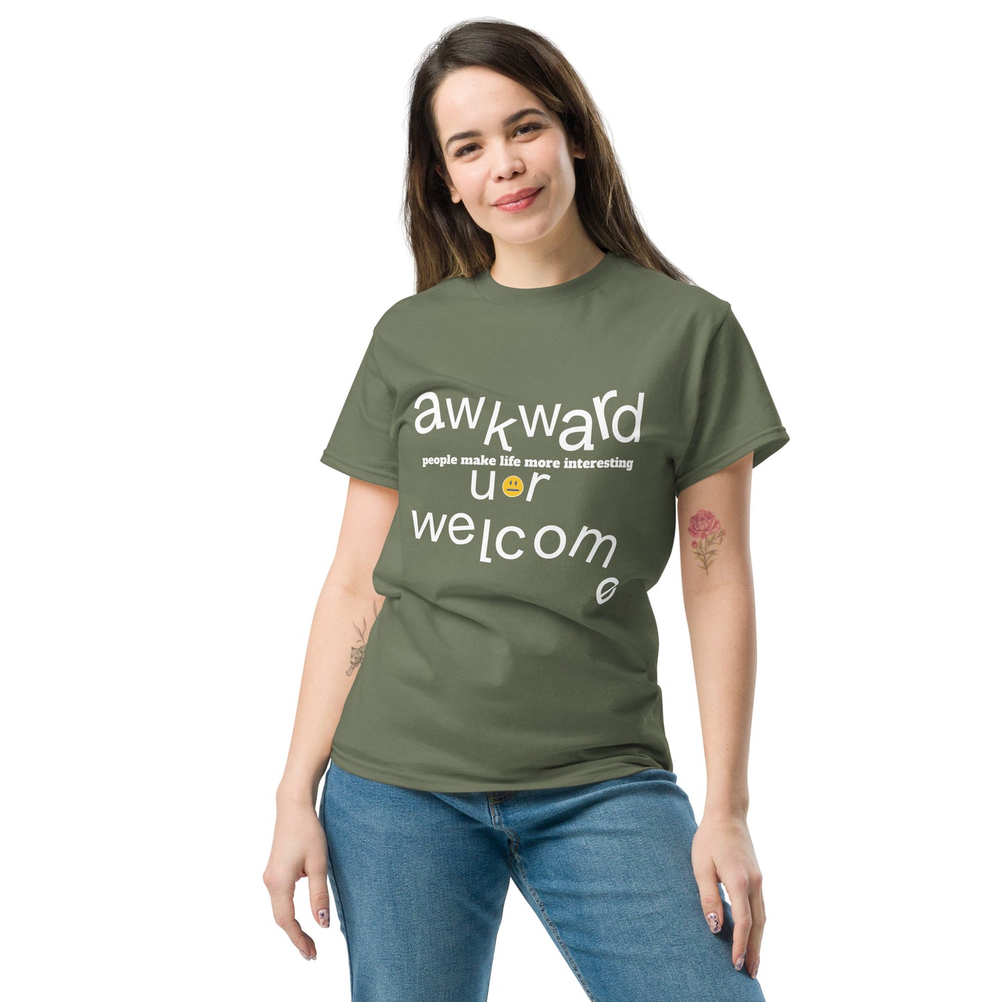 classic tee - Unisex, Awkward people make life more interesting